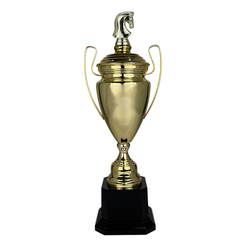 Trofeo de Copa de Metal con Figura Serie M1